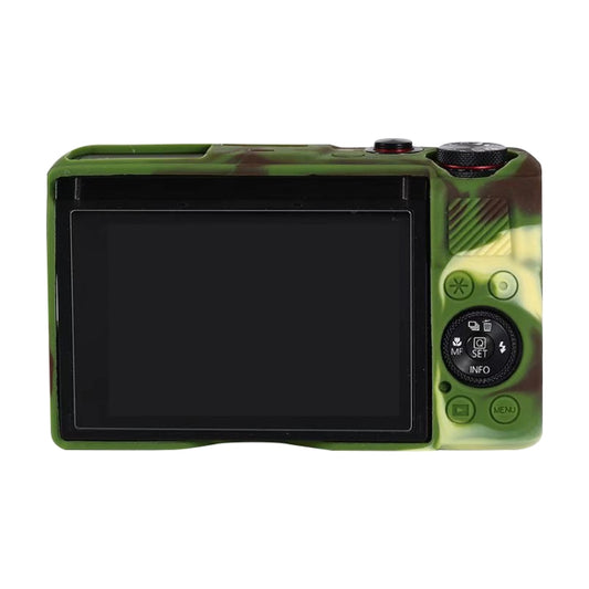For Canon PowerShot G7 X Mark III / G7X III / G7X3 Soft Silicone Protective Case(Camouflage) by buy2fix