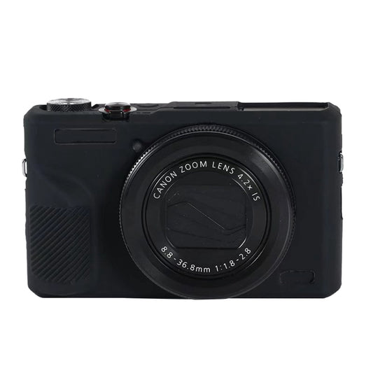 For Canon PowerShot G7 X Mark III / G7X III / G7X3 Soft Silicone Protective Case(Black) by buy2fix
