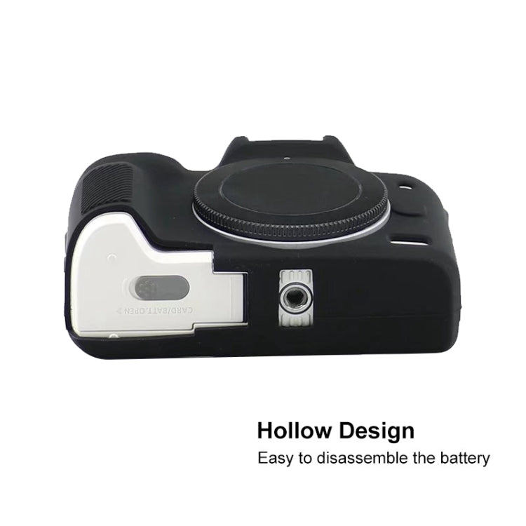 For Canon EOS M50 Mark II / M50 II Soft Silicone Protective Case(Black) by buy2fix