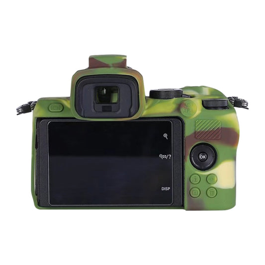 Soft Silicone Protective Case for Nikon Z50 (Camouflage) by buy2fix