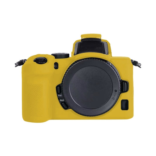 Soft Silicone Protective Case for Nikon Z50 (Yellow) by buy2fix