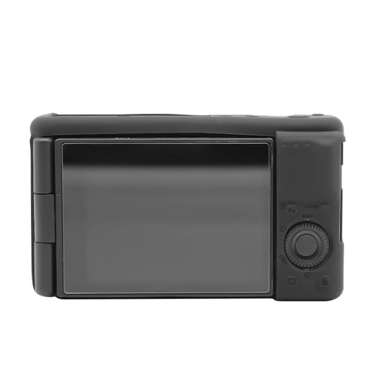 Soft Silicone Protective Case for Sony ZV-1 (Black) by buy2fix