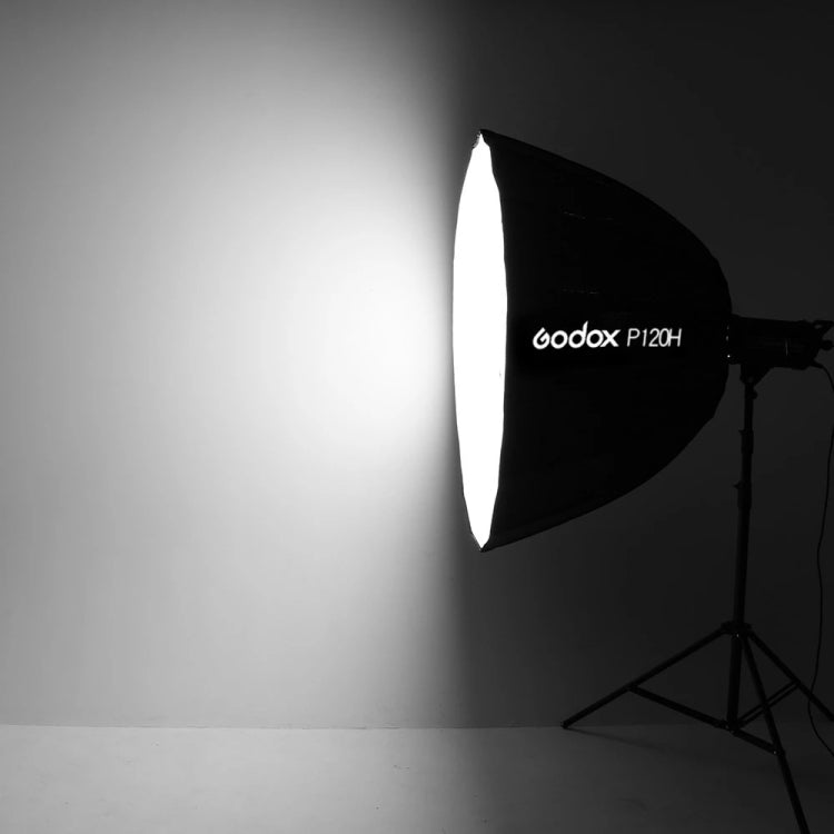 Godox P120H 120cm Deep Parabolic Softbox Reflector Diffuser Studio Light Box (Black) by Godox