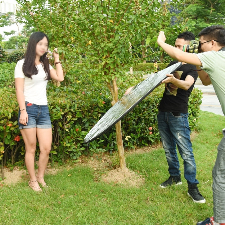 Godox FT01 2 in 1 Gold / Silver Oval Folding Reflector Board, Size: 150 x 200cm by Godox