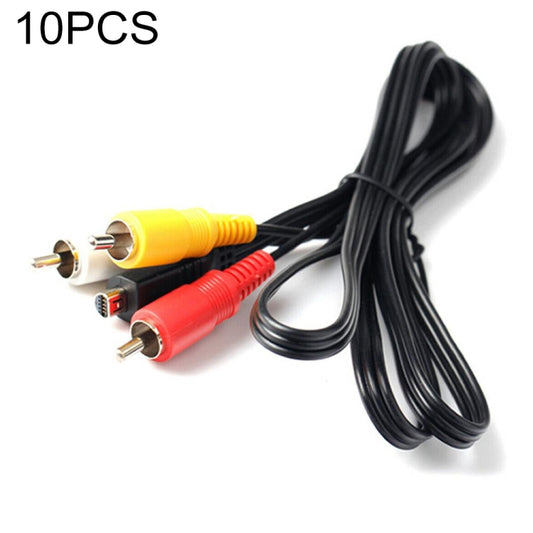 10pcs 10 Pin AV Video Camera Cable for Sony VMC-15FS - Camera Accessories by buy2fix | Online Shopping UK | buy2fix