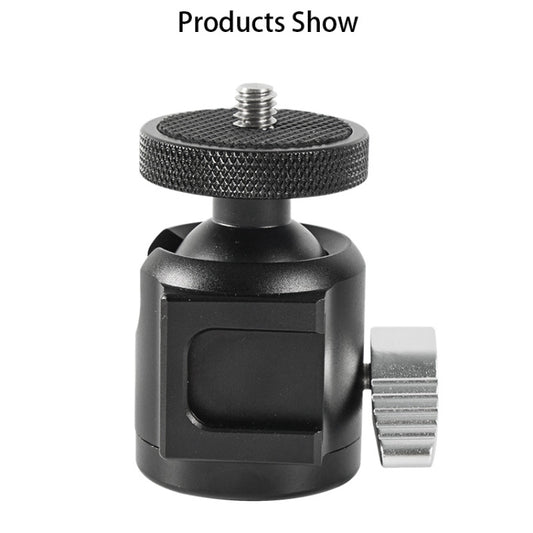 BEXIN HK25 Aluminum Alloy Cold Shoe Tripod Adapter Ball Head (Black) by BEXIN