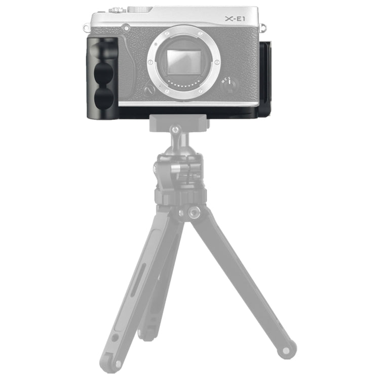 Vertical Shoot Quick Release L Plate Bracket Base Holder for FUJI X-E1 (Black) by buy2fix