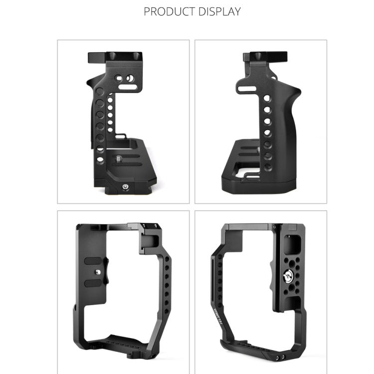YELANGU C22-A YLG0334B-A Video Camera Cage Stabilizer for Canon EOS R5/R6/R(Black) by YELANGU