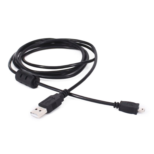 5 PCS 1.5m Mini 8 Pin USB to USB 2.0 Data Charging Cable for Nikon D5100 / D610(Black) by buy2fix