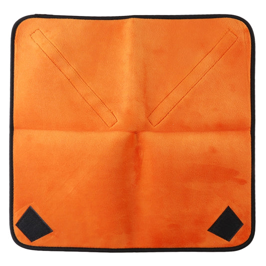 Hundred-folding Cloth Photography Camera SLR Liner Lens Bag Thickening Wrapped Cloth Plus Velvet, Size: 50x50cm (Orange) by buy2fix
