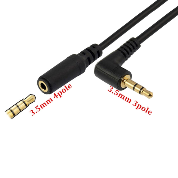 5 PCS 13cm Elbow 3.5mm Audio Male to Female PC Camera Microphone Adapter Cable(Black) by buy2fix