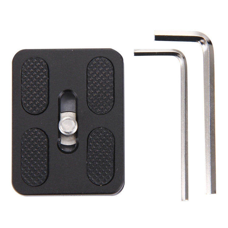 Fittest PU-50 Universal Aluminium Alloy Quick Release Plate with Rubber Cushion by FITTEST