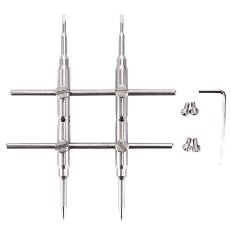 3K-01 Professional DSLR Camera Lens Stainless Steel Spanner Wrench Open Repair Tool by buy2fix