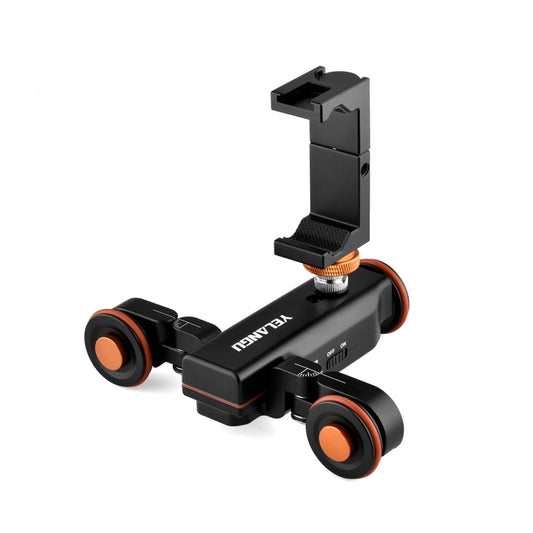 YELANGU L4X Camera Wheel Dolly + PC142 Phone Clamp with Remote, Load: 3kg by YELANGU