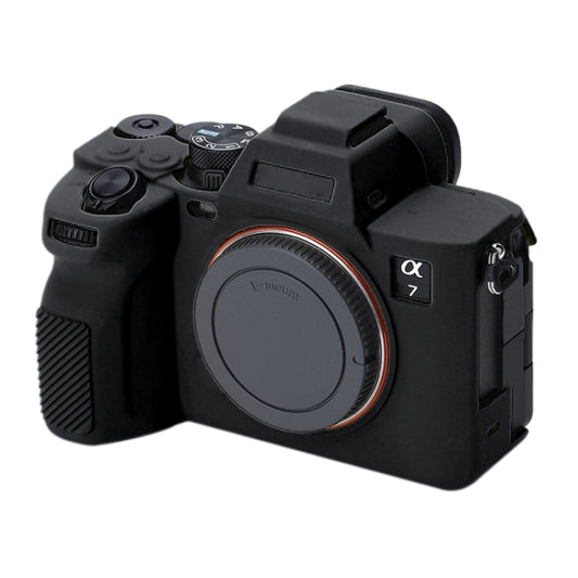 Soft Silicone Protective Case for Sony A7 IV (Black) by buy2fix