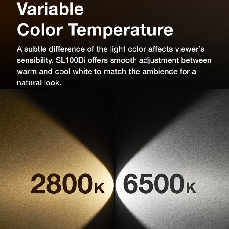 Godox SL100BI 100W 2800-6500K LED Light Studio Continuous Photo Video Light(UK Plug) by Godox