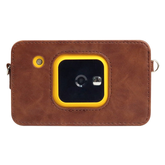 For Kodak Mini Shot2 C210 instax Full Body Camera PU Leather Case Bag with Strap(Brown) by buy2fix