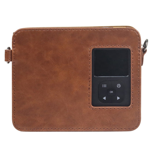 For Kodak Mini Shot 3 Square Retro / C300R instax Full Body Camera PU Leather Case Bag with Strap(Brown) by buy2fix