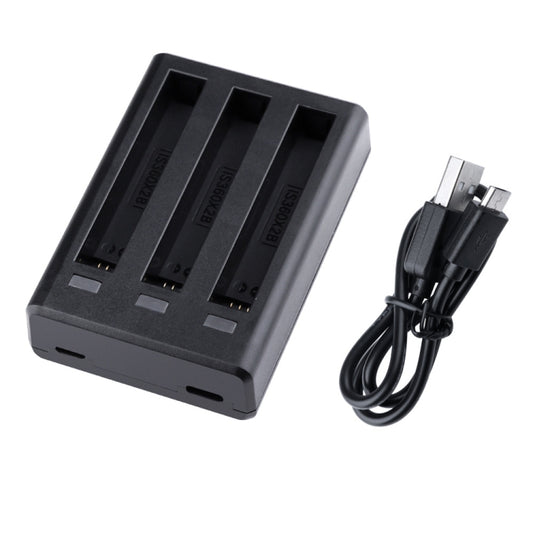 Tri-Slot Batteries Fast Charger for Insta360 One X2(Black) by buy2fix