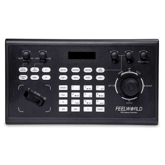FEELWORLD KBC10 PTZ Camera Controller with Joystick and Keyboard Control ,Support PoE(AU Plug) by FEELWORLD