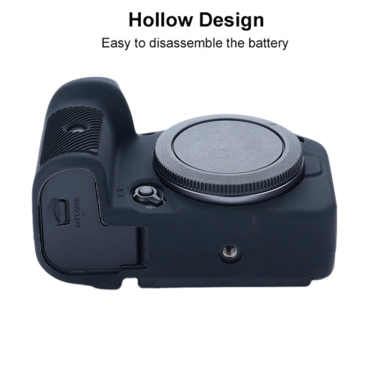 For Canon EOS R7 Soft Silicone Protective Case (Black) by buy2fix