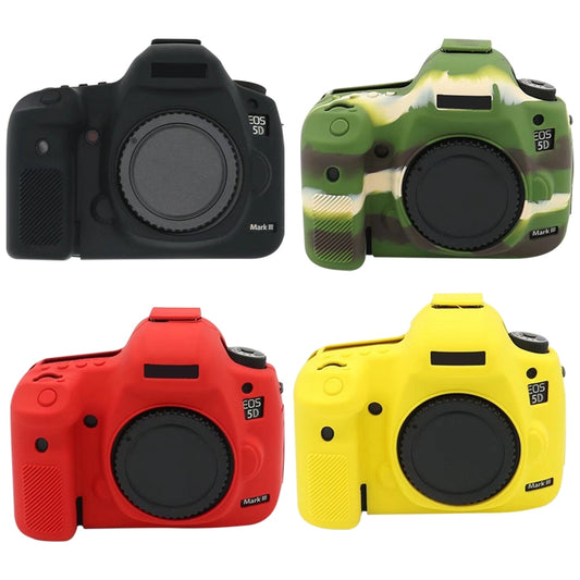 For Canon EOS 5DS Soft Silicone Protective Case (Camouflage) by buy2fix
