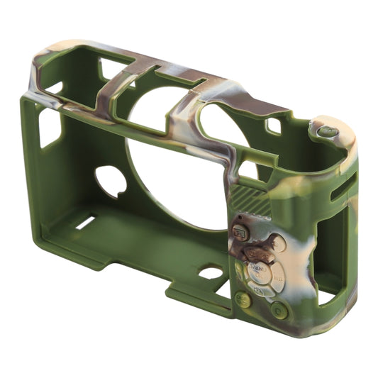 Soft Silicone Protective Case for FUJIFILM X-A5(Camouflage) by buy2fix