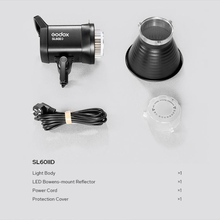 Godox SL60IID 70W 5600K Daylight Balanced LED Video Light (UK Plug) by Godox