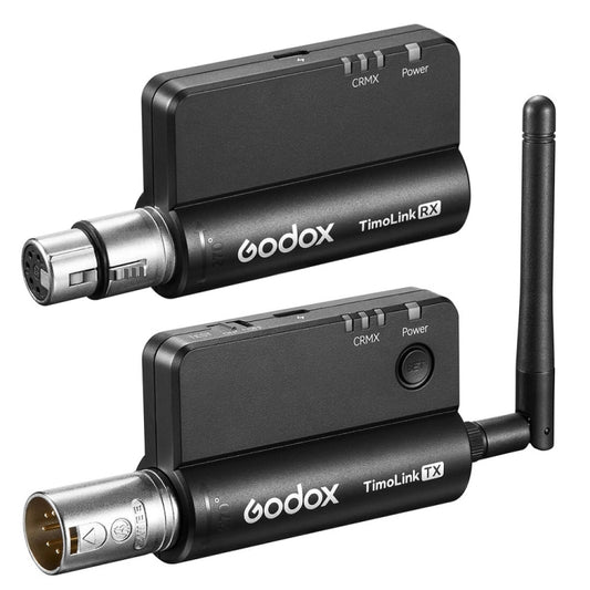 Godox TimoLink TX & RX Wireless DMX Transmitter & Receiver (Black) by Godox