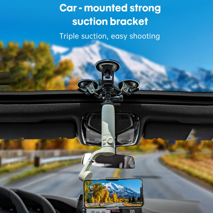 Big Triangle Direction Suction Cup Mount (Black) - DJI & GoPro Accessories by STARTRC | Online Shopping UK | buy2fix