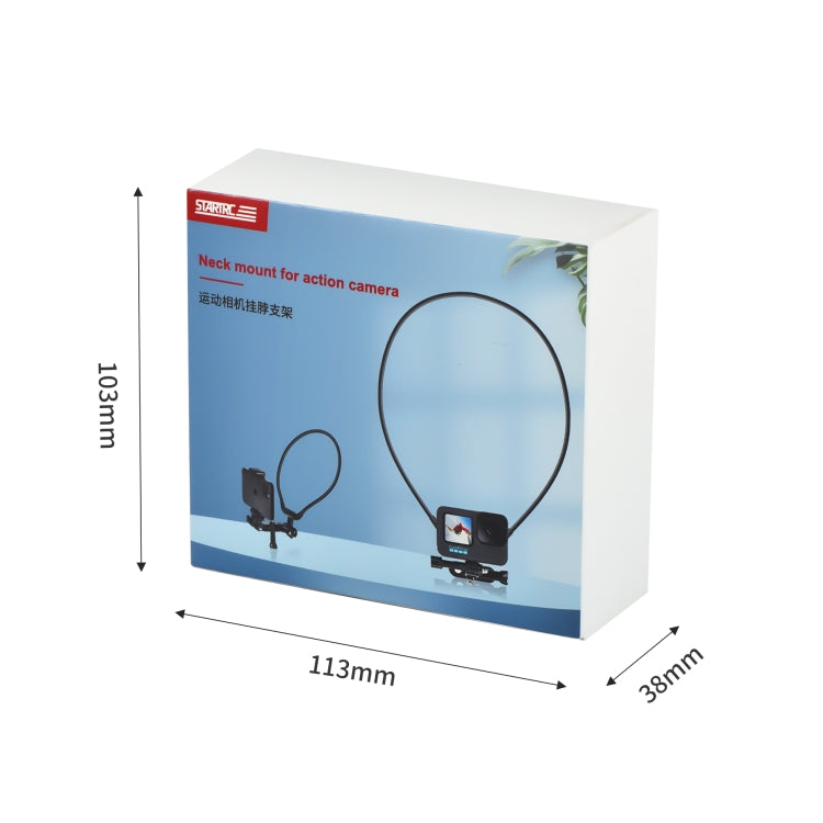 STARTRC Hands Free Lazy Wearable Neck Camera Holder FPV Vlog POV Mount (Black) by STARTRC