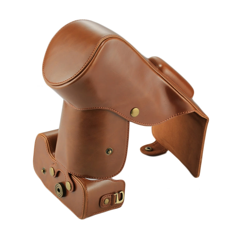 Full Body Camera PU Leather Case Bag for Nikon D7200 / D7100 / D7000 (18-200 / 18-140mm Lens) (Brown) by buy2fix