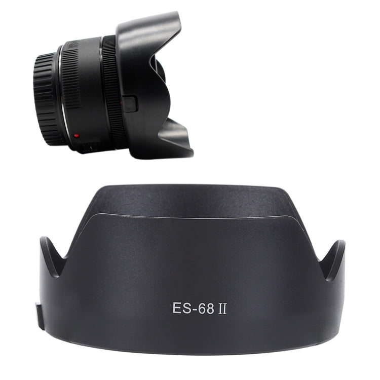 ES-68II Lens Hood Shade for Canon EF 50mm f/1.8 STM 49mm Lens by buy2fix