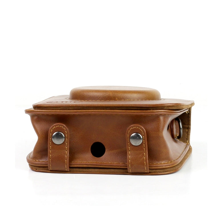 Vintage PU Leather Camera Case Protective bag for FUJIFILM Instax SQUARE SQ10 Camera, with Adjustable Shoulder Strap(Brown) by buy2fix
