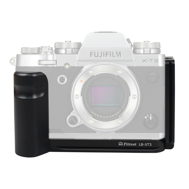 Vertical Shoot Quick Release L Plate Bracket Base Holder for Fujifilm XT3 X-T3(Black) by buy2fix
