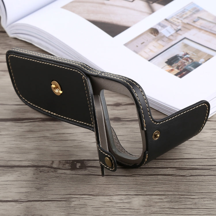 1/4 inch Thread PU Leather Camera Half Case Base for Canon EOS 5D Mark IV / 5D Mark III(Black) by buy2fix