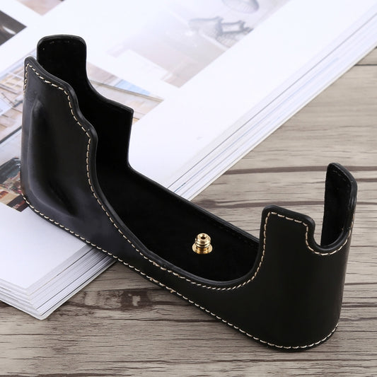 1/4 inch Thread PU Leather Camera Half Case Base for Leica M10 (Black) by buy2fix