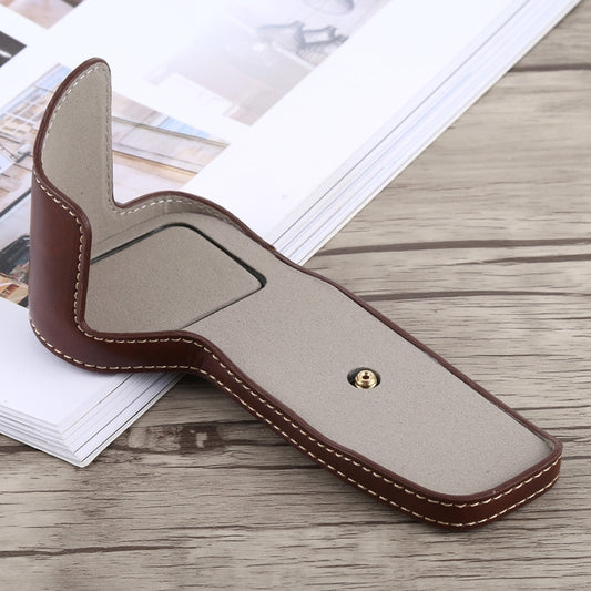 1/4 inch Thread PU Leather Camera Half Case Base for Canon EOS 6D / 6D Mark II (Coffee) by buy2fix