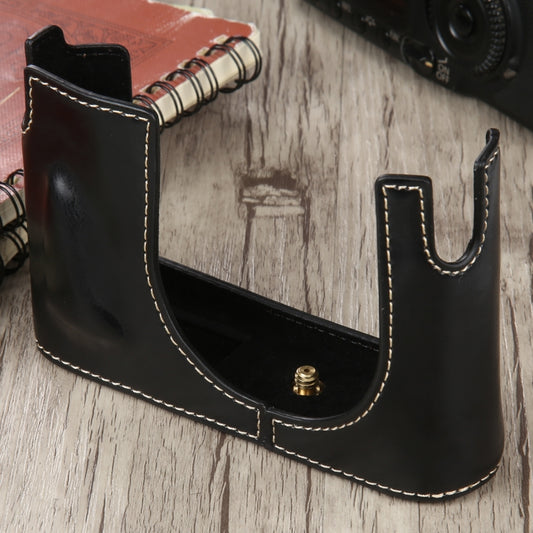 1/4 inch Thread PU Leather Camera Half Case Base for Leica Q (Typ 116)(Black) by buy2fix