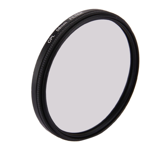 58mm 3 in 1 Round Circle CPL Lens Filter with Cap for GoPro HERO7 Black/6 /5 by JSR