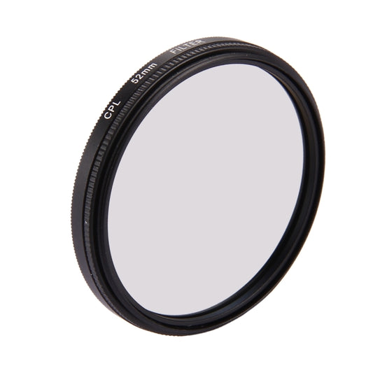 52mm 3 in 1 Round Circle CPL Lens Filter with Cap for GoPro HERO7 Black/6 /5 by JSR