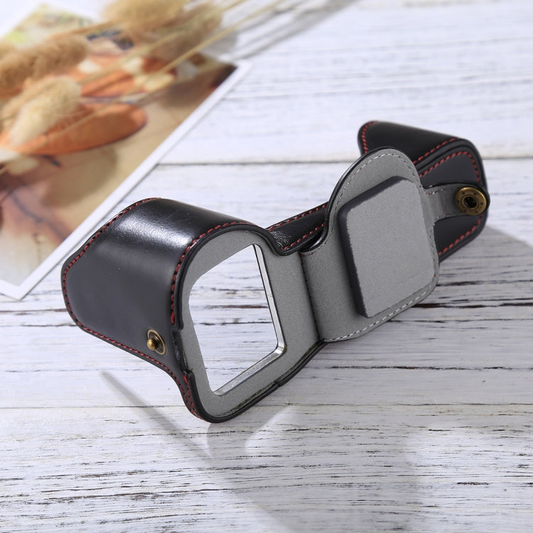 1/4 inch Thread PU Leather Camera Half Case Base for Sony A7S2 / A7R2 / A7K2 / A7 II(Black) by buy2fix