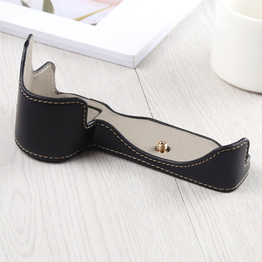 1/4 inch Thread PU Leather Camera Half Case Base for Nikon Z6 / Z7 (Black) by buy2fix