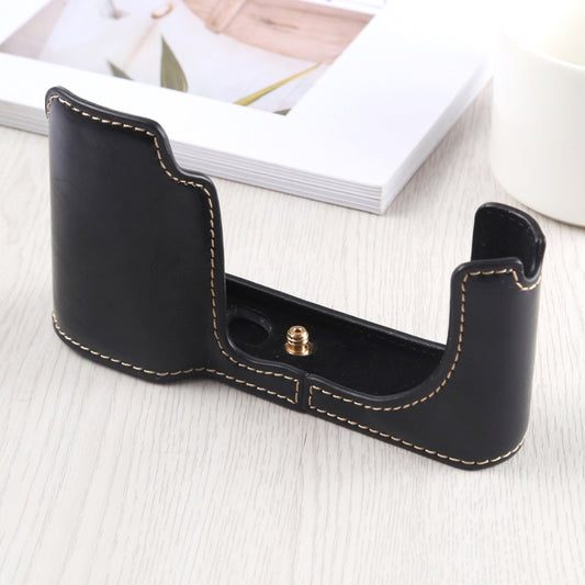 1/4 inch Thread PU Leather Camera Half Case Base for Leica TL (Typ 701) (Black) by buy2fix