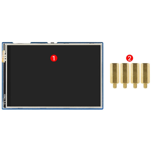 WAVESHARE 3.5 inch 65K Colors 480 x 320 Touch Display Module for Raspberry Pi Pico, SPI Interface by WAVESHARE