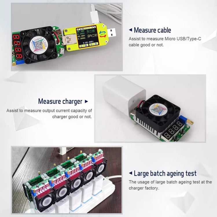 LD25 Adjustable Current Voltage Electronic USB Load Resistor Discharge Battery Test by buy2fix