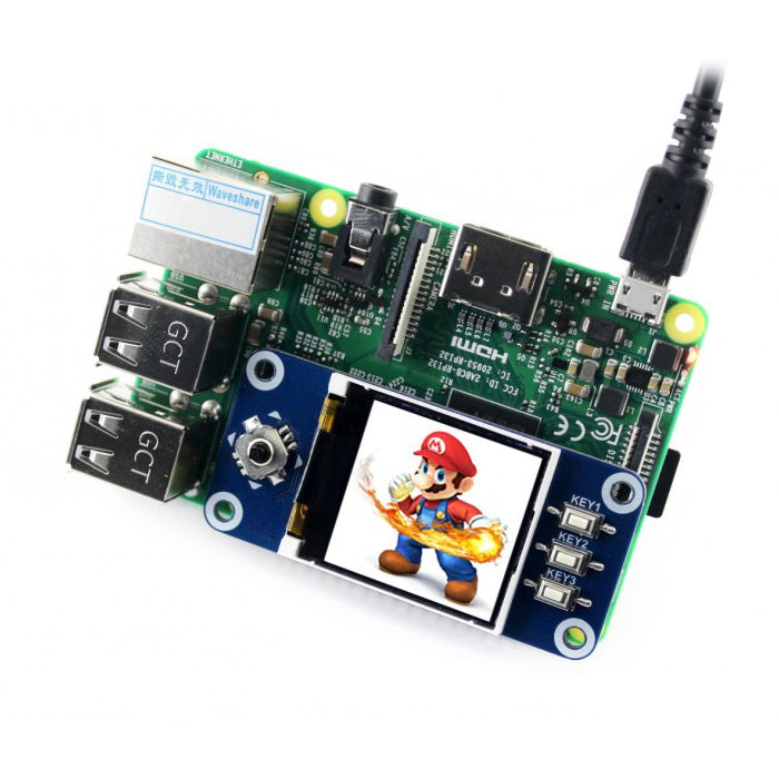 WAVESHARE 128x128 1.44inch LCD Display HAT for Raspberry Pi by buy2fix
