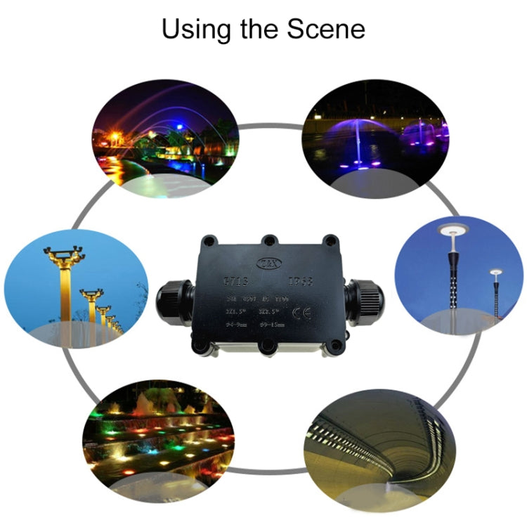 G713 IP68 Waterproof Five-way Junction Box for Protecting Circuit Board by buy2fix