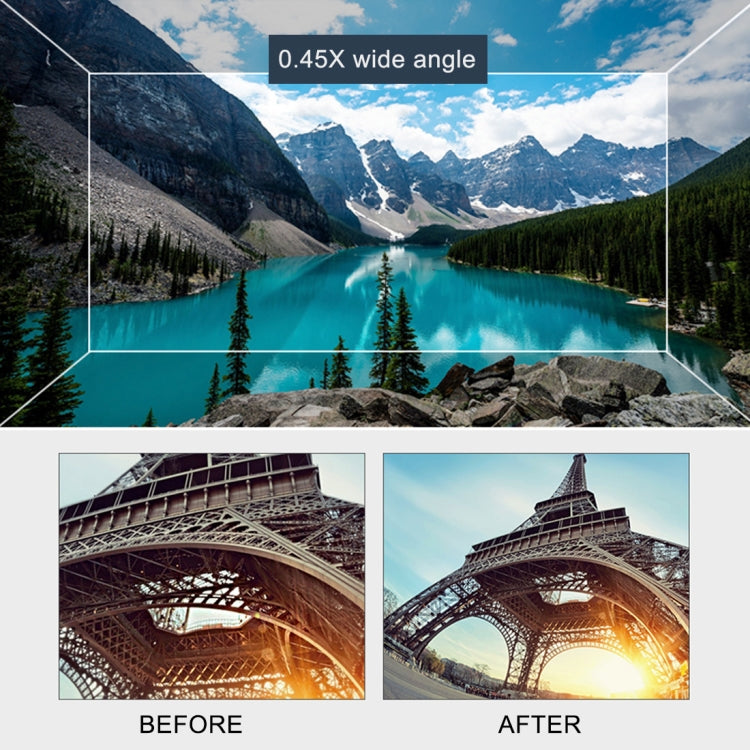 62mm 0.45X Super Wide Angle Lens with Macro Lens by buy2fix