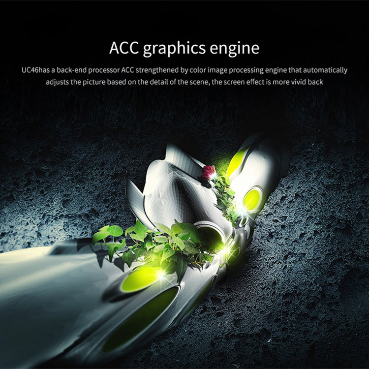 UC68 1200 Lumens HD 800 x 480 Digital LED Projector with Remote Control, Support USB / SD / VGA / HDMI(White) by buy2fix